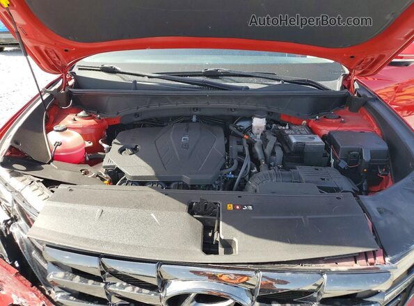 5NMJECAE1PH247961 2023 HYUNDAI TUCSON Red Շարժիչի բաժամունքի տեսք