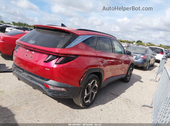 5NMJECAE5NH109028 2022 HYUNDAI TUCSON Red Trasero derecho