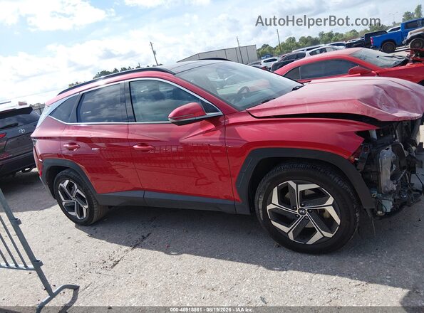 5NMJECAE5NH109028 2022 HYUNDAI TUCSON Red Vista interior trasera