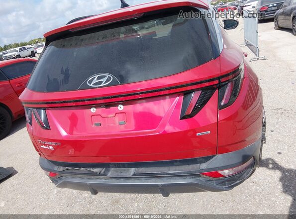 5NMJECAE5NH109028 2022 HYUNDAI TUCSON Red 
