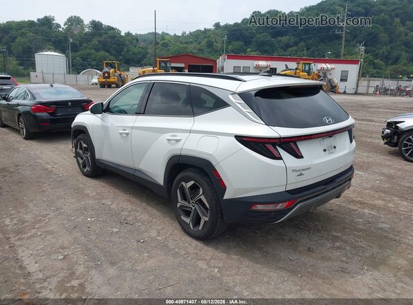 5NMJECAE6NH008189 2022 HYUNDAI TUCSON White Rear left