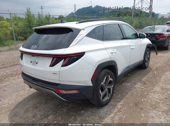 5NMJECAE6NH008189 2022 HYUNDAI TUCSON White Rear right