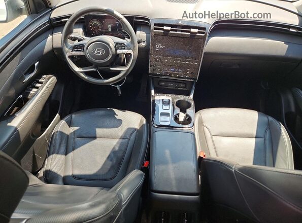 5NMJECAE6NH054122 2022 HYUNDAI TUCSON White Widok deski rozdzielczej