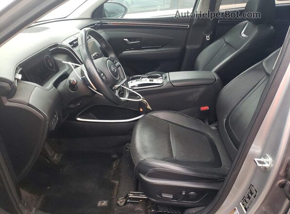 5NMJECAE6NH130308 2022 HYUNDAI TUCSON Silver წინა სალონის ხედი