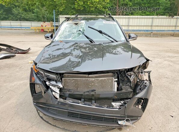 5NMJECAE6NH154379 2022 HYUNDAI TUCSON Gray Widok z przodu