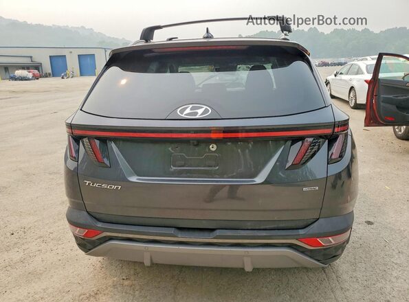 5NMJECAE6NH154379 2022 HYUNDAI TUCSON Gray Widok z tyłu