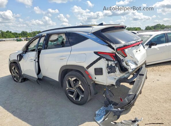 5NMJECAE7NH150468 2022 HYUNDAI TUCSON White Rear left