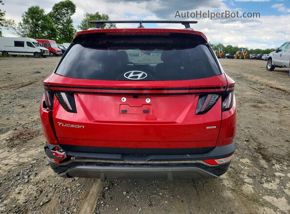 5NMJECAE8PH184292 2023 HYUNDAI TUCSON Red Вид ззаду
