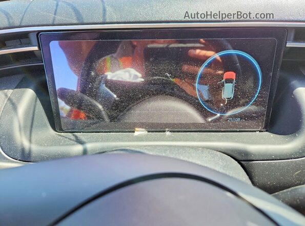 5NMJECAE8PH184292 2023 HYUNDAI TUCSON Red Вид щитка приладів