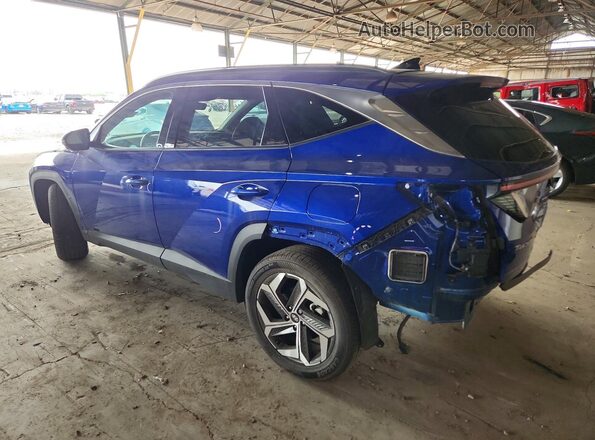 5NMJECAE8PH214228 2023 HYUNDAI TUCSON Blue Trasero izquierdo