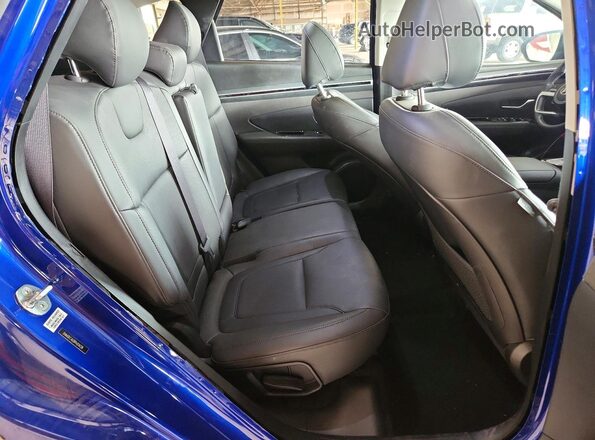 5NMJECAE8PH214228 2023 HYUNDAI TUCSON Blue Vista de los asientos traseros