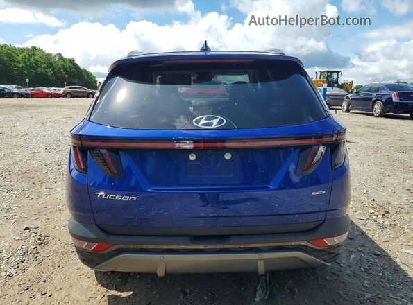 5NMJECAE8PH261999 2023 HYUNDAI TUCSON Blue Widok z tyłu