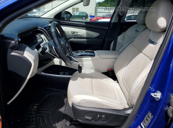5NMJECAE8PH261999 2023 HYUNDAI TUCSON Blue Widok wnętrza z przodu