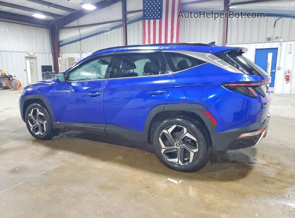 5NMJECAE9NH042191 2022 HYUNDAI TUCSON Blue Rear left