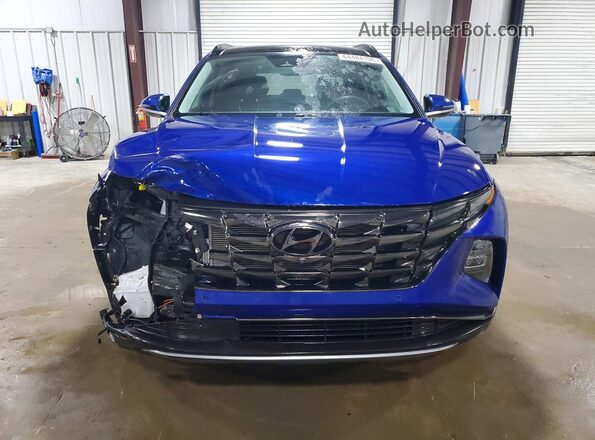 5NMJECAE9NH042191 2022 HYUNDAI TUCSON Blue Front view