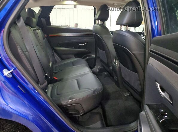 5NMJECAE9NH042191 2022 HYUNDAI TUCSON Blue Rear interior view