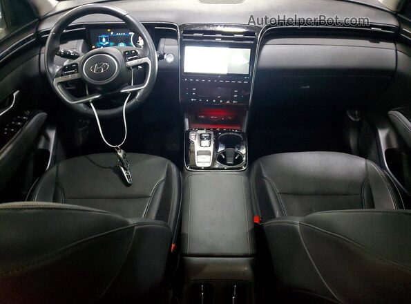 5NMJECAE9NH042191 2022 HYUNDAI TUCSON Blue Dashboard view