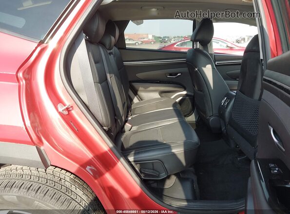 5NMJECAE9NH111350 2022 HYUNDAI TUCSON Red VIN კოდის სტიკერის ხედი