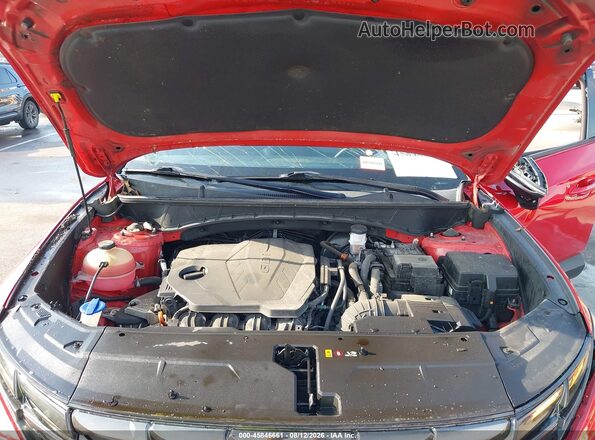 5NMJECAE9NH111350 2022 HYUNDAI TUCSON Red ძრავის განყოფილების ხედი