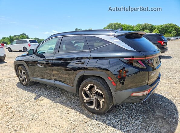 5NMJECAEXNH148519 2022 HYUNDAI TUCSON Black უკანა მარცხენა