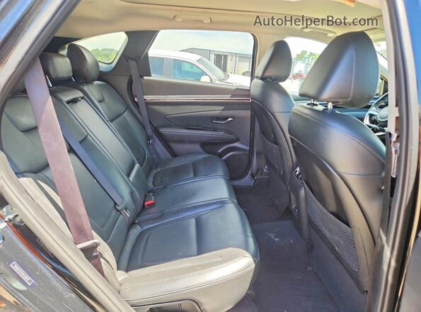 5NMJECAEXNH148519 2022 HYUNDAI TUCSON Black უკანა სალონის ხედი