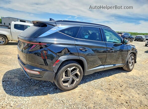 5NMJECAEXNH148519 2022 HYUNDAI TUCSON Black უკანა მარჯვენა