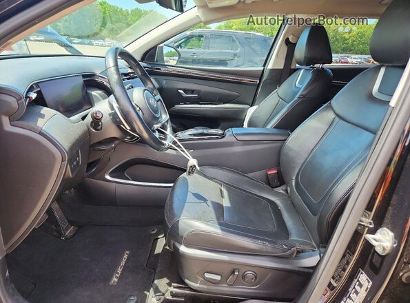 5NMJECAEXNH148519 2022 HYUNDAI TUCSON Black წინა სალონის ხედი
