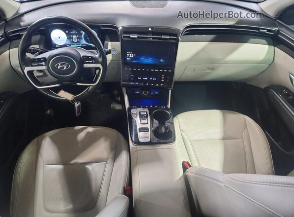 5NMJECDE1RH298567 2024 HYUNDAI TUCSON Blue წინა პანელის ხედი
