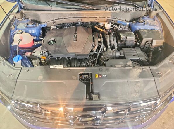 5NMJECDE1RH298567 2024 HYUNDAI TUCSON Blue ძრავის განყოფილების ხედი