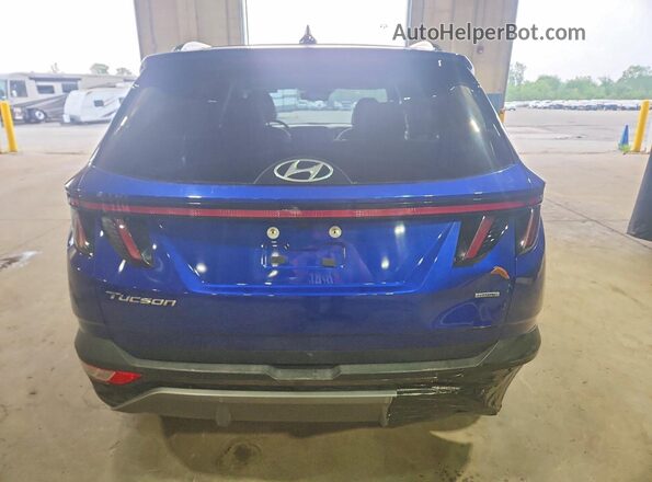 5NMJECDE1RH298567 2024 HYUNDAI TUCSON Blue უკანა ხედი