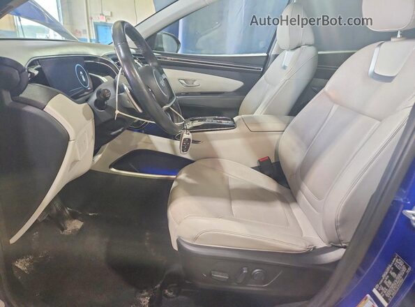 5NMJECDE1RH298567 2024 HYUNDAI TUCSON Blue წინა სალონის ხედი