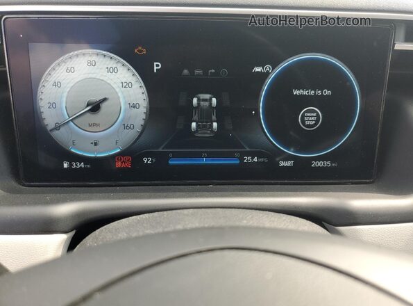 5NMJECDE2RH329244 2024 HYUNDAI TUCSON Silver ხელსაწყოთა პანელის ხედი