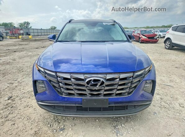 5NMJECDE3RH347042 2024 HYUNDAI TUCSON Синий Вид спереди