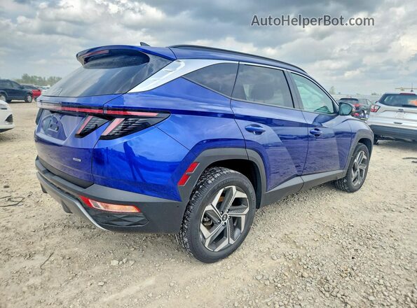 5NMJECDE3RH347042 2024 HYUNDAI TUCSON Синий Задняя правая четверть