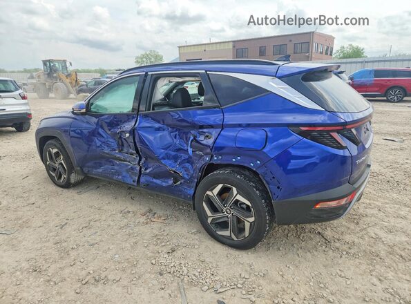 5NMJECDE3RH347042 2024 HYUNDAI TUCSON Синий Задняя левая четверть