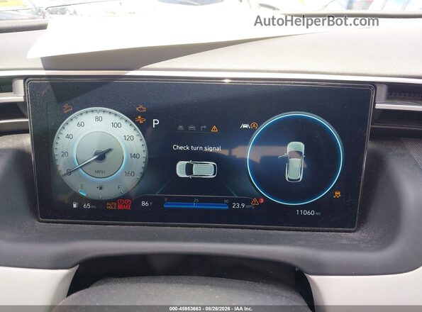 5NMJECDE4RH407992 2024 HYUNDAI TUCSON White Widok tylnych siedzeń