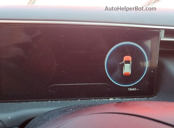 5NMJECDE4RH432441 2024 HYUNDAI TUCSON Red Widok zestawu wskaźników