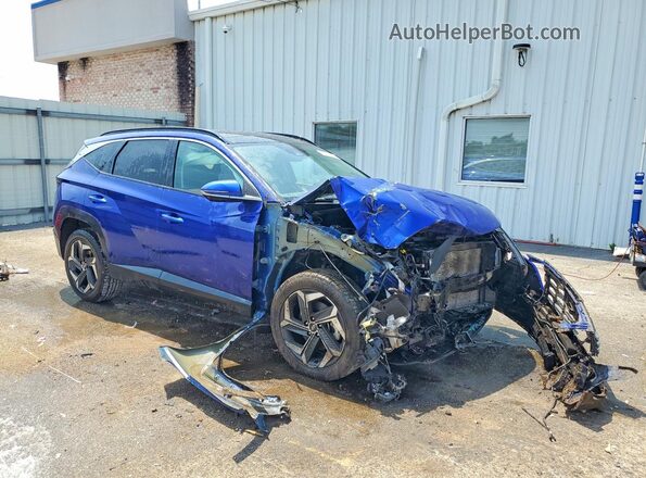 5NMJECDE8RH358408 2024 HYUNDAI TUCSON Синий Передняя правая четверть