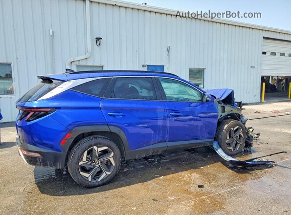 5NMJECDE8RH358408 2024 HYUNDAI TUCSON Синий Задняя правая четверть
