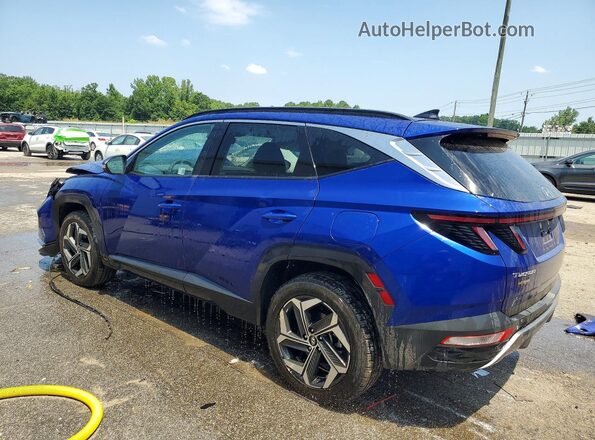 5NMJECDE8RH358408 2024 HYUNDAI TUCSON Синий Задняя левая четверть