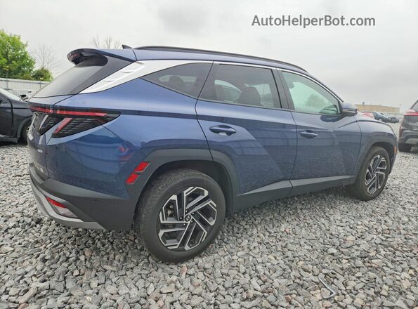 5NMJECDE9SH477770 2025 HYUNDAI TUCSON Синий Задняя правая четверть