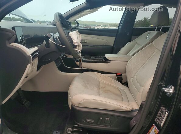 5NMJECDEXSH602999 2025 HYUNDAI TUCSON Black Widok wnętrza z przodu