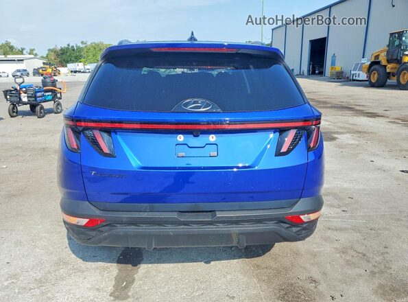 5NMJF3AE0NH052136 2022 HYUNDAI TUCSON Blue Вид ззаду