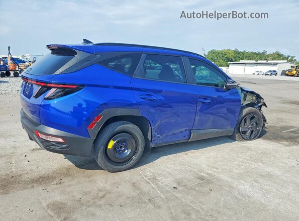 5NMJF3AE0NH052136 2022 HYUNDAI TUCSON Blue Задня права чверть