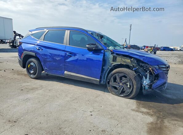 5NMJF3AE0NH052136 2022 HYUNDAI TUCSON Blue Передня права чверть