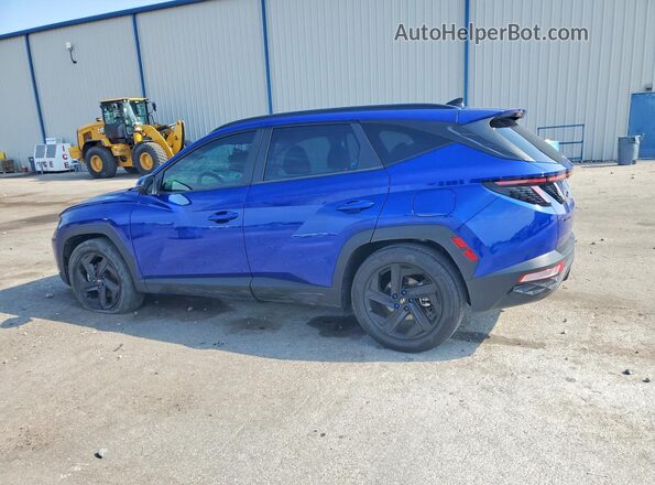 5NMJF3AE0NH052136 2022 HYUNDAI TUCSON Blue Задня ліва чверть