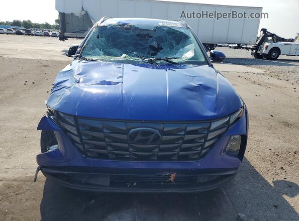 5NMJF3AE0NH052136 2022 HYUNDAI TUCSON Blue Вид спереду