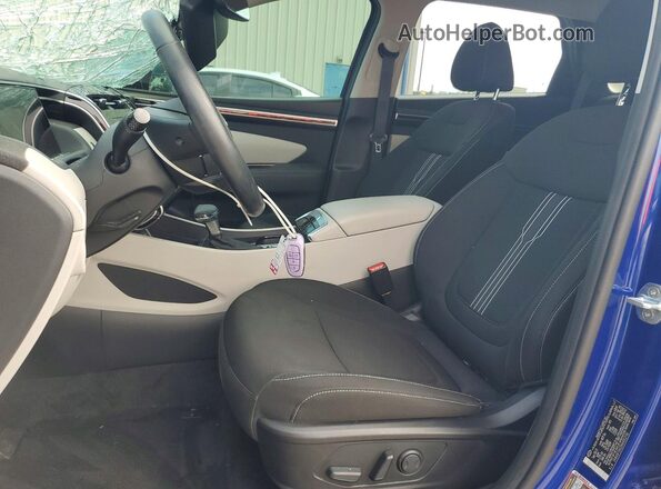 5NMJF3AE0NH052136 2022 HYUNDAI TUCSON Blue Вид салону спереду