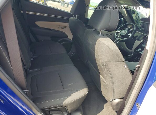 5NMJF3AE0NH052136 2022 HYUNDAI TUCSON Blue Вид задньої частини салону