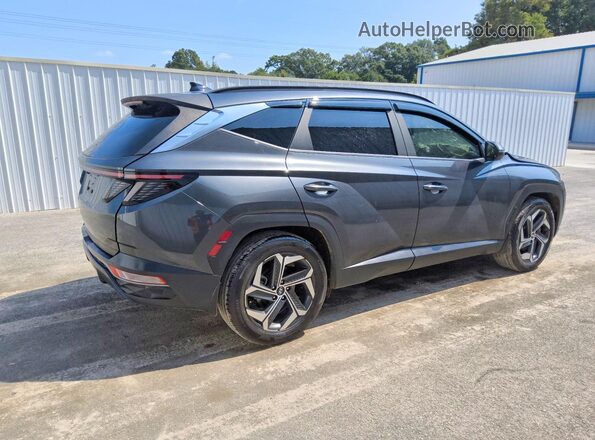 5NMJF3AE1NH096565 2022 HYUNDAI TUCSON Gray Trasero derecho